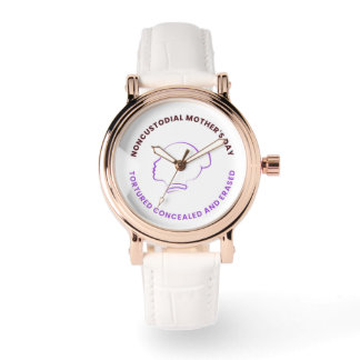Noncustodial Mother's Day Clock Watch