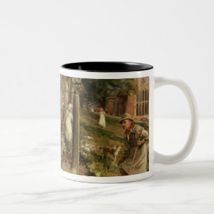 None But The Brave Deserve The Fair' Two-Tone Coffee Mug