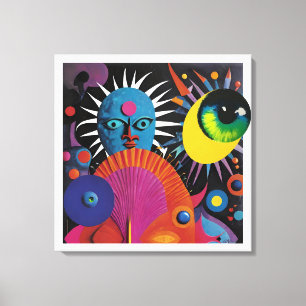 None-In, All-Out War Canvas Print