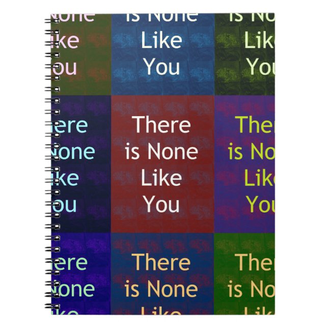 None Like You Notebook (Front)