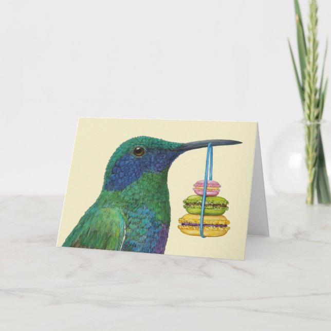 "None of that red syrup for me." Card (Front)