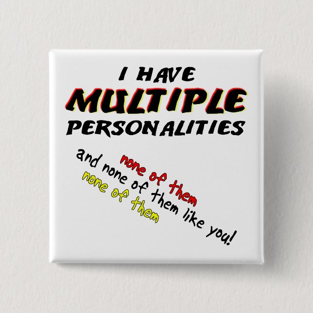 None Of Them Like You Button Badge Pin (Front)