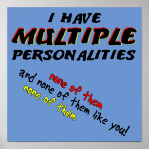 None Of Them Like You Funny Poster Sign