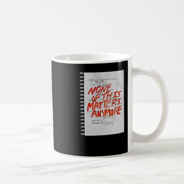 None Of This S Anymore - Math Homework Sticker  Coffee Mug (Right)