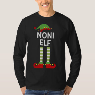 Noni Elf Cute Matching Family Christmas Elves Ital T-Shirt