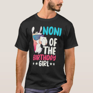 Noni Of The Birthday Girl Llama Bday Alpaca Party T-Shirt
