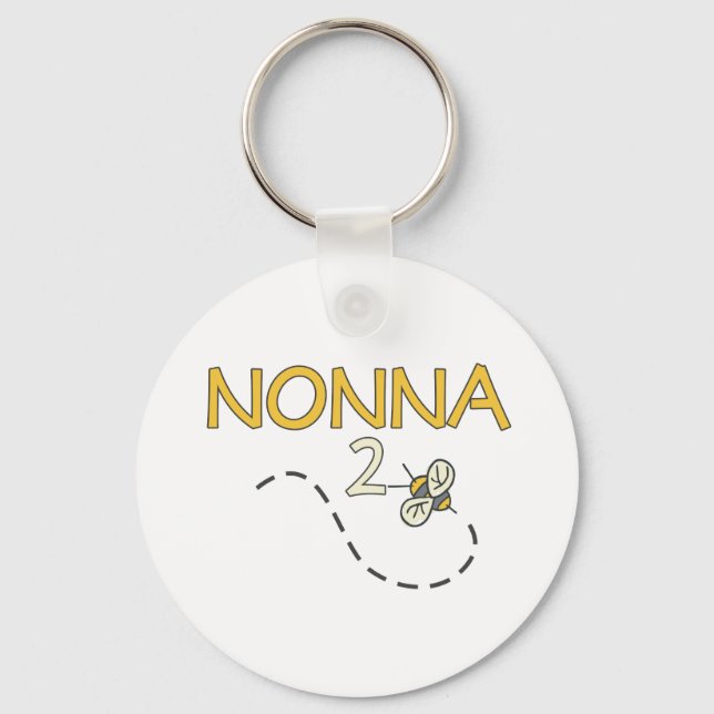 Nonna 2 Bee Key Ring (Front)