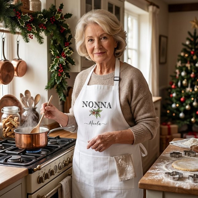Nonna Apron - Custom Name Personalised Kitchen (Creator Uploaded)