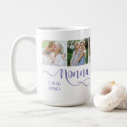 Nonna Calligraphy I Love You 6 Photo Coffee Mug