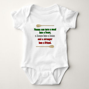 Nonna can turn a meal into a feast baby bodysuit