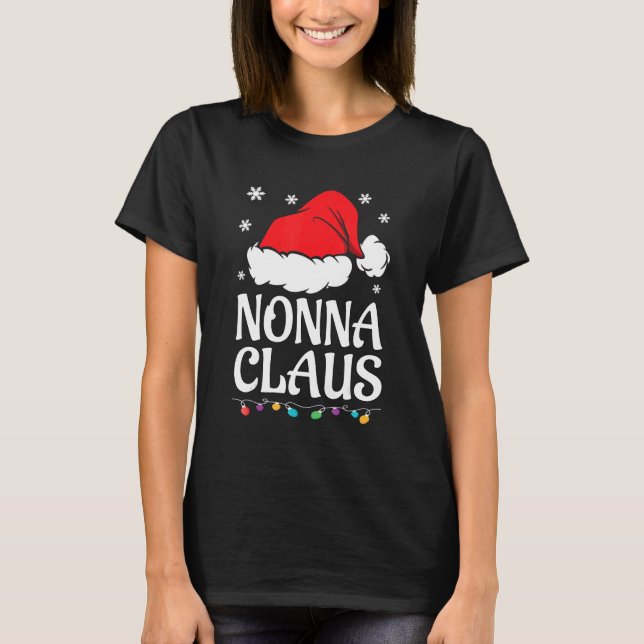 Nonna Claus Shirt Christmas Pajama Family Matching (Front)