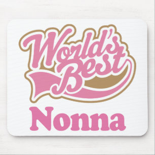 Nonna Gift Pink Mouse Mat