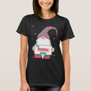 Nonna Gnome Family Matching Christmas Cute Gift Pa T-Shirt