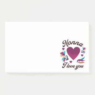 Nonna I love you, Grandmom I love you Post-it Notes
