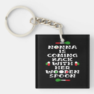 Nonna Is Coming Back With Her Wooden Spoon Key Ring