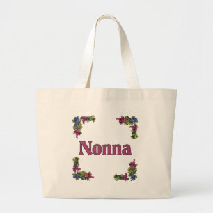 Nonna (Italian Grandmother) Large Tote Bag