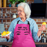 Nonna Knows What’s Going On Wink    Apron<br><div class="desc">This design encapsulates Nonna's astute awareness of her surroundings. It speaks to her wisdom,  wit,  and unflappable poise when faced with any situation that arises - she knows what's going on.</div>