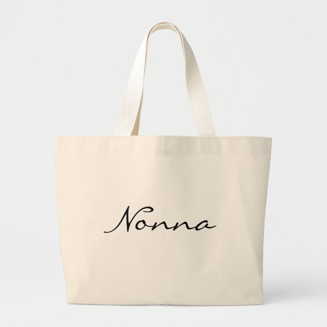 Nonna Large Tote Bag (Front)