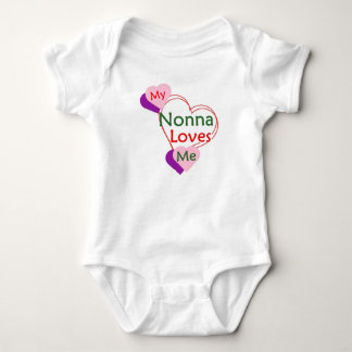 Nonna Loves Me Baby Bodysuit