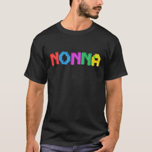 Nonna Master Builder Building Bricks Blocks Family T-Shirt