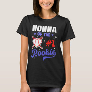 Nonna Of Rookie 1st Bysebyll Birthday Party Theme T-Shirt