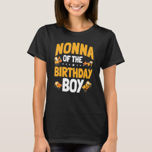 Nonna Of The Birthday Boy Construction Worker Bday T-Shirt
