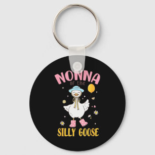 Nonna Of The Silly Goose First Birthday Family Mat Key Ring