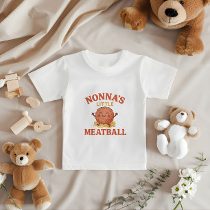 Nonna’s Little Meatball Baby   Cute Italian gift T-Shirt