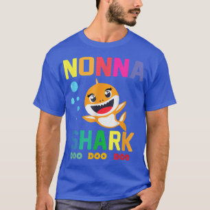 Nonna Shark Nonna Shark Lover Family Mothers Day5 T-Shirt
