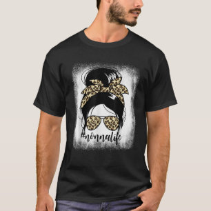 Nonnalife Messy Bun Mother s Day Grandma Nonna T-Shirt