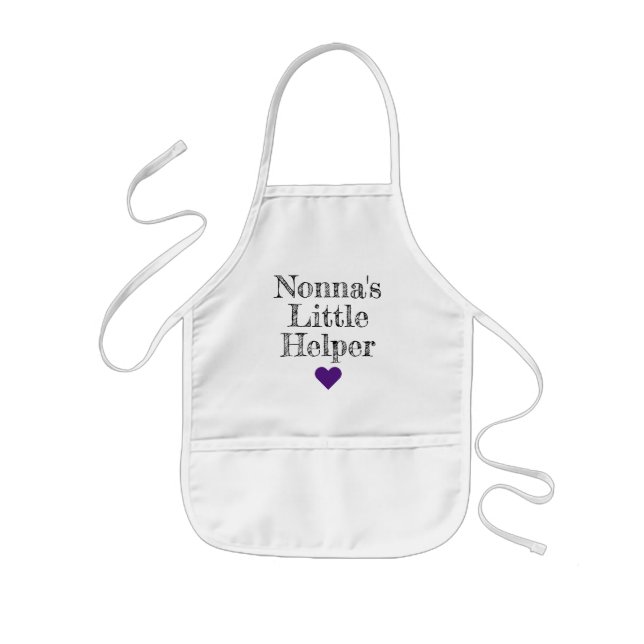 Nonna's Little Helper Grandkids Kids' Apron (Front)