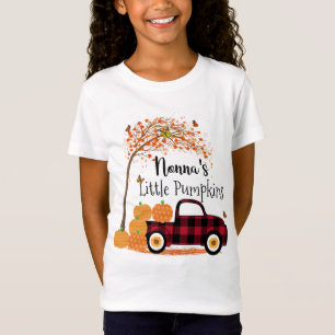 Nonna's Little Pumpkins Red Truck Autumn T-Shirt