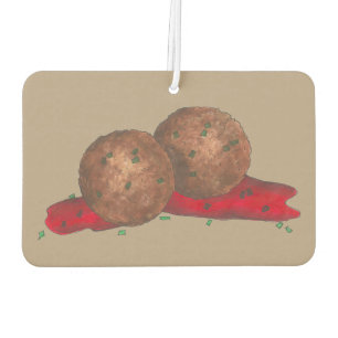 Nonna's Meatballs Meat Ball Marinara Italian Food Car Air Freshener