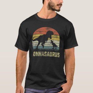 Nonnasaurus T Rex Dinosaur Nonna Saurus Family Mat T-Shirt