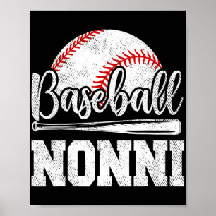 Nonni Baseball Player Game Day Mother#39; #39;s Da Poster