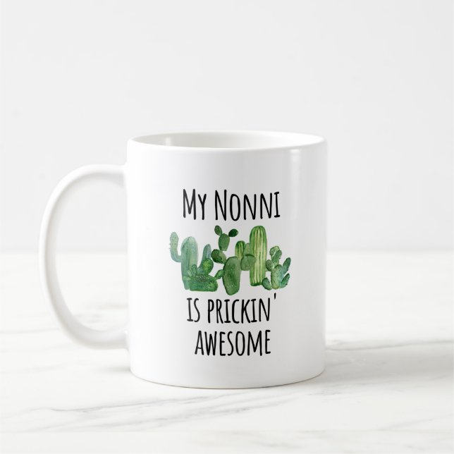 Nonni Gift Italian Grandmother Grandma Gift Idea Coffee Mug (Left)