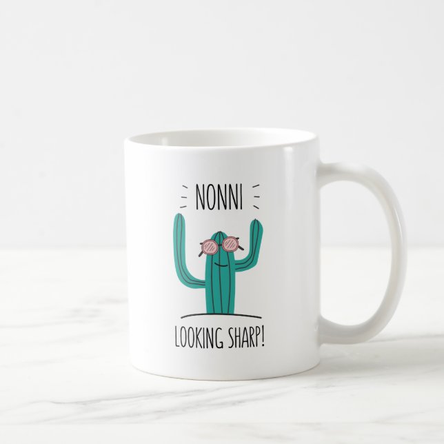 Nonni Italian Grandmother Grandma Gift Idea Coffee Mug (Right)