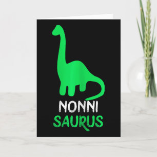 Nonni-saurus Funny Dino Dinosaur Nonnisaurus  Card