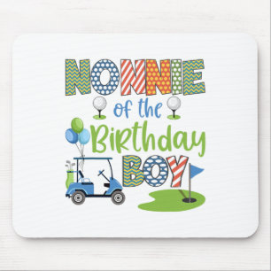 Nonnie Of The Birthday Boy Golf Lover Family Match Mouse Mat