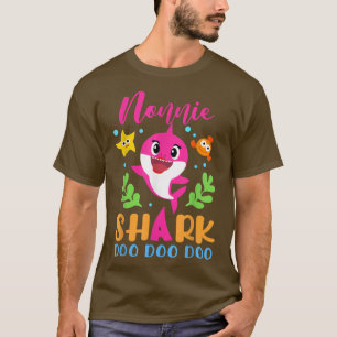 Nonnie SharkNonnie Shark Lover Family Mothers Day T-Shirt