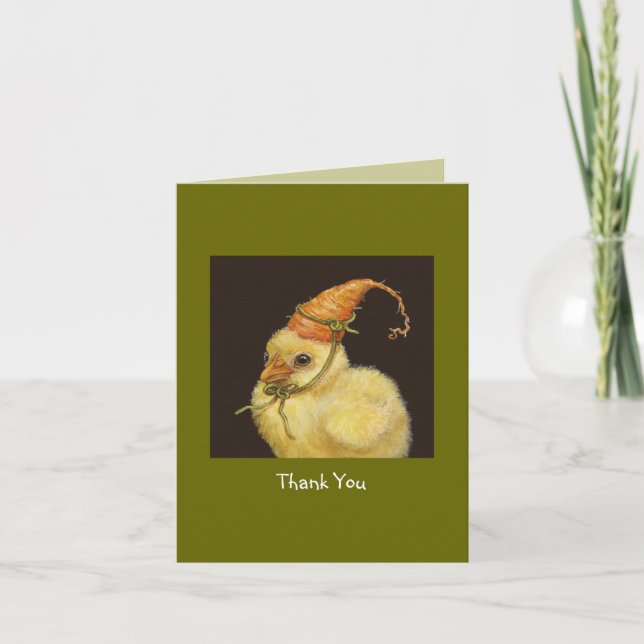 Nonnie the peep thank you notecard (Front)