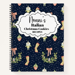 Nonni's Italian Christmas Cookies Recipes  Notebook