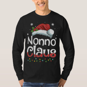 Nonno Claus Christmas Family Matching Pajama Funny T-Shirt