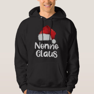 Nonno Claus Christmas Family Matching Santa Hat Pa Hoodie