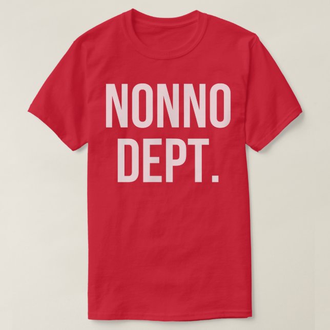 Nonno Dept  T-Shirt (Design Front)