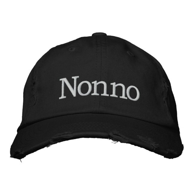Nonno Embroidered Hat (Front)
