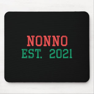 Nonno Est 2021 Embroidered T Shirt Mouse Mat