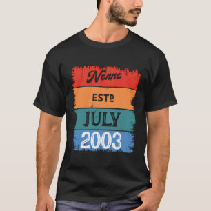 Nonno Est July 2003 Proud Grandpa Best Dad Classic T-Shirt