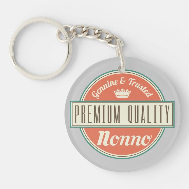 Nonno (Funny) Gift Key Ring (Front)