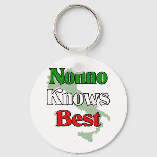 Nonno (Italian Grandfather) Knows Best Key Ring